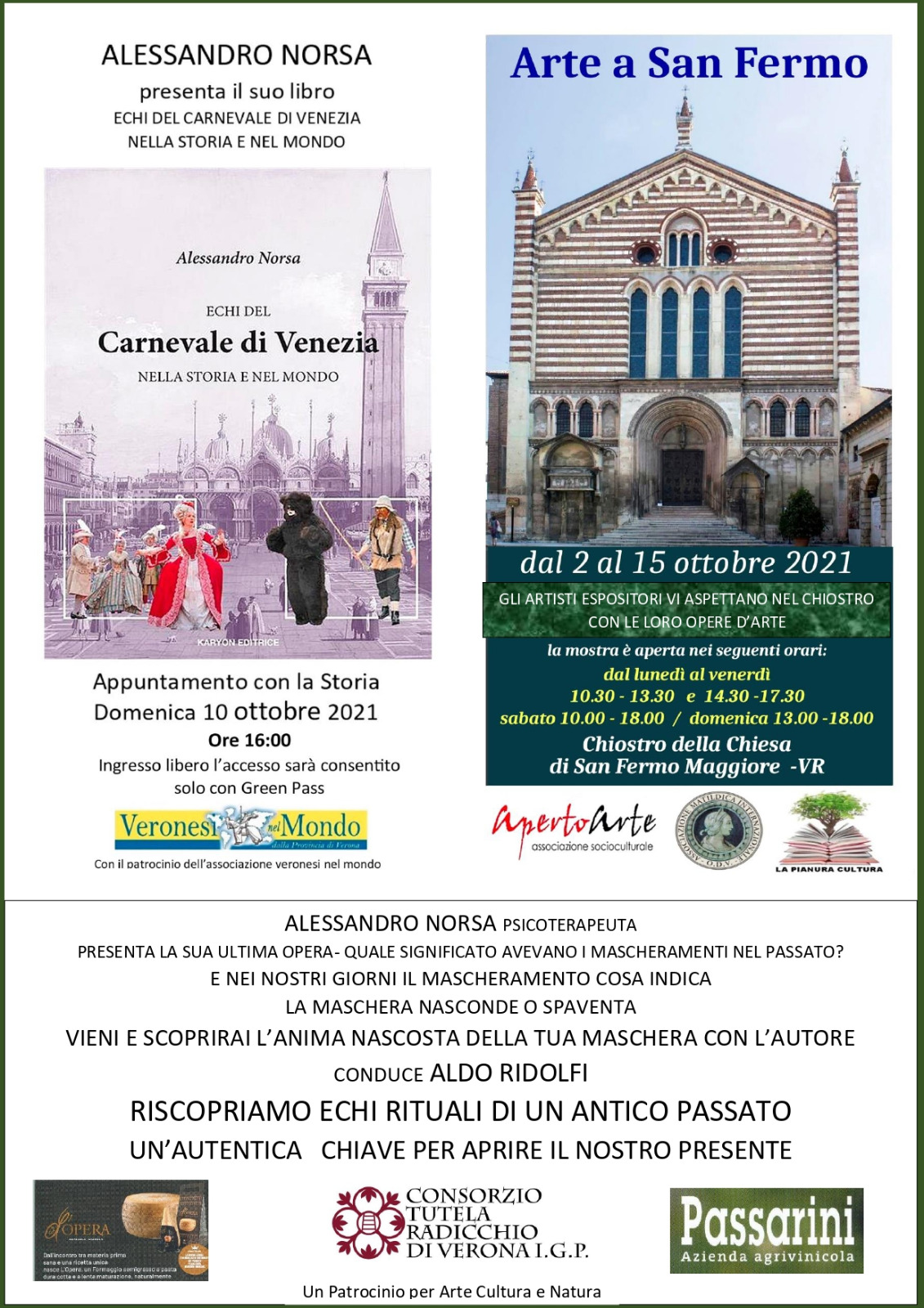 Locandina Evento Arte a San Fermo